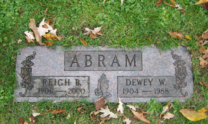 Dewey [W.] Abram
