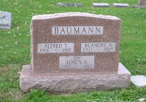 Blanche A .[Ann Poortylie] Baumann