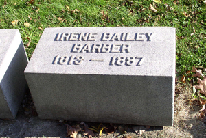 [Nancy] Irene Bailey Barber