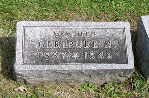 Gertrude M. [Schramm]